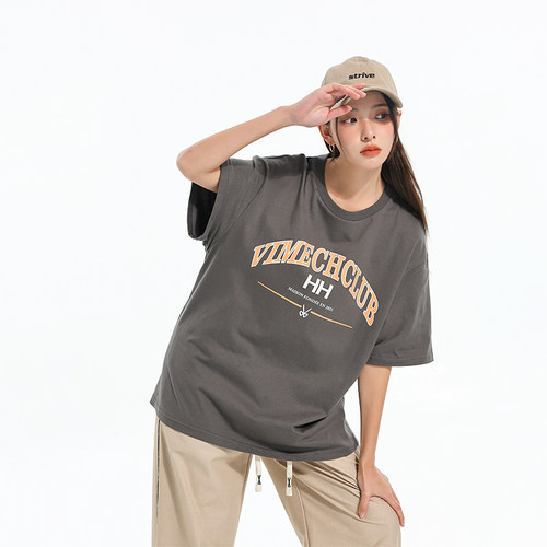 viemch短袖潮牌男女宽松复古