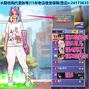 i70街头篮球四区彩超5哈托尔c全6金卡8s帽/奥丁pf/哈托尔pg/月儿c