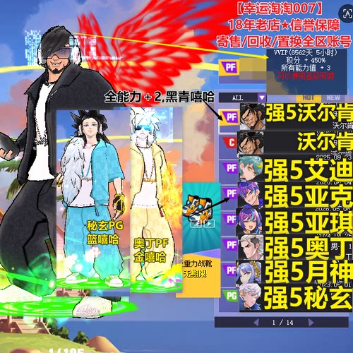 t723街头篮球四区龙王pf全+2/龙王c/艾迪pf/特殊鞋亚克pf/亚琪pf
