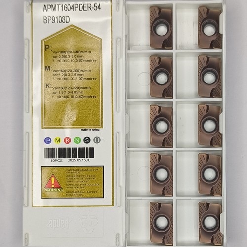 数控铣刀片APMT1604PDER－54  BP9108D 加工钢件不銹钢等