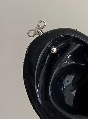 月lune搞怪童趣发条耳轮钉医用钛钢高位耳骨钉日常百搭拧螺丝耳钉