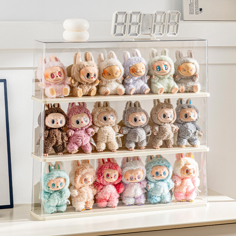 abubu挂件展示盒盲盒收纳展示架