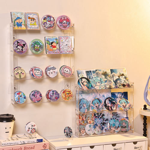 吧唧展示架挂墙上置物架