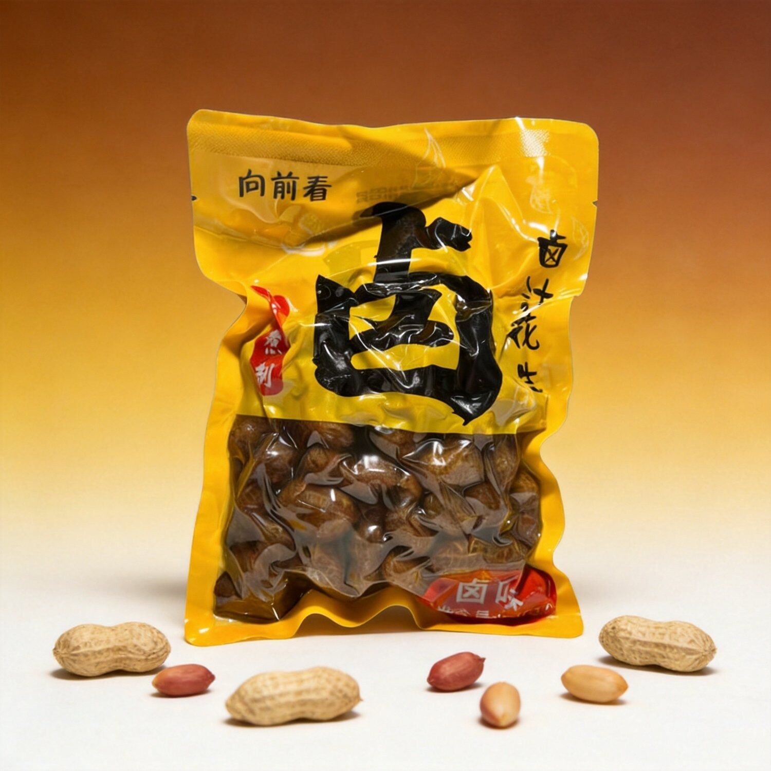 向前看五香味卤汁花生500克