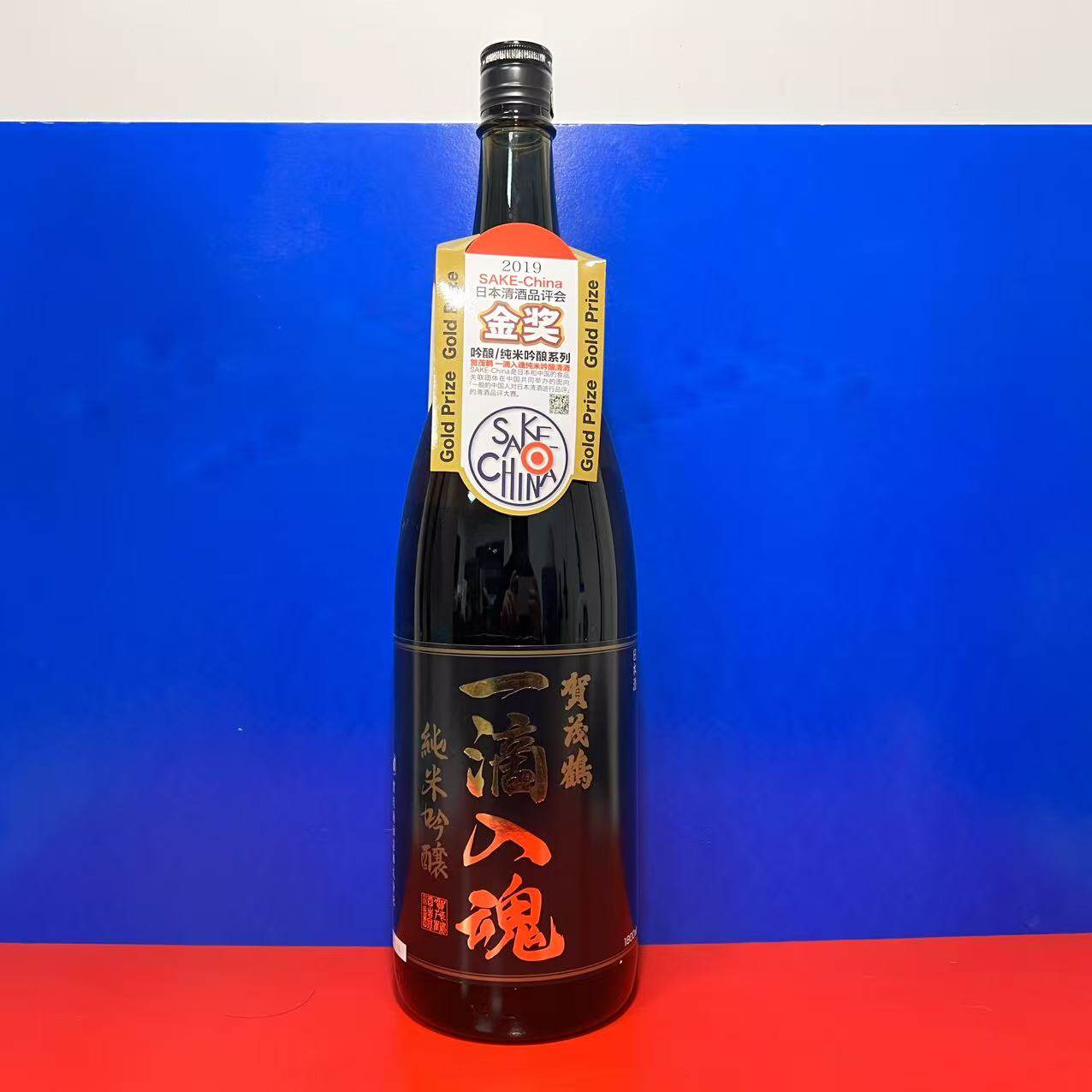 日本进口贺茂鹤一滴入魂纯米吟酿清酒1800毫升超大瓶装临期特价