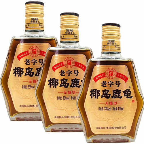 无糖型送礼海南特产椰岛鹿龟酒