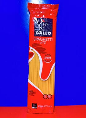 清仓特价 Gallo嘉罗西班牙原装进口意大利面儿童无添加直条形速食