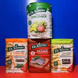 Dr.Korner康纳博士脆米饼奇亚籽黑麦多种谷物混合100克临期特价