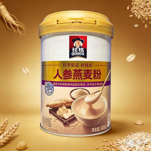 桂格人参燕麦粉500克临期燕麦