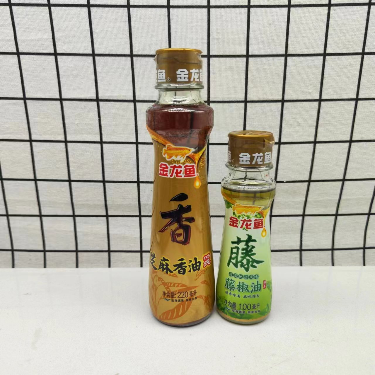 金龙鱼芝麻香油220ml藤椒油100ml 临期特价家用厨房调料