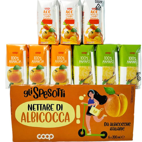 coop库溥橙汁菠萝汁果蔬汁饮料