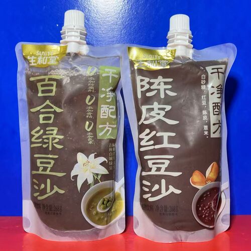 生和堂绿豆沙红豆沙268克临期
