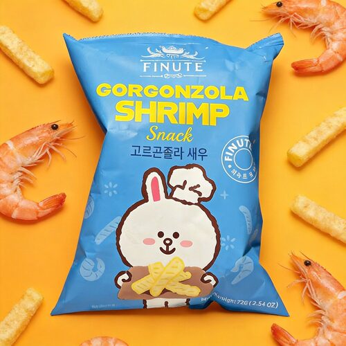 FINUTE戈贡佐拉干酪味虾条72克