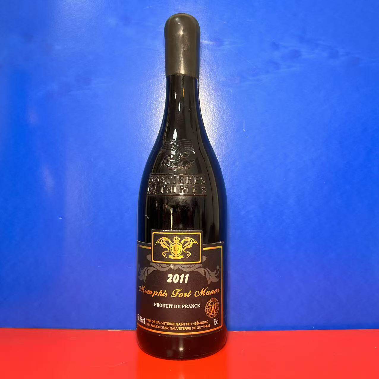 法国进口梦菲斯堡庄园干红葡萄酒750毫升红酒聚餐小酌临期特价