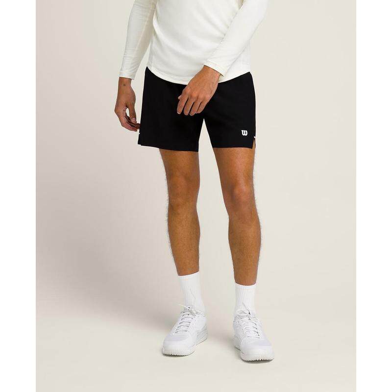 代购Wilson男士网球短裤轻量设计自由活动排汗速干贴身舒适