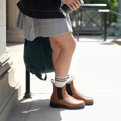 正品代购Blundstone 1352女士切尔西靴舒适耐磨圆头厚底休闲短靴