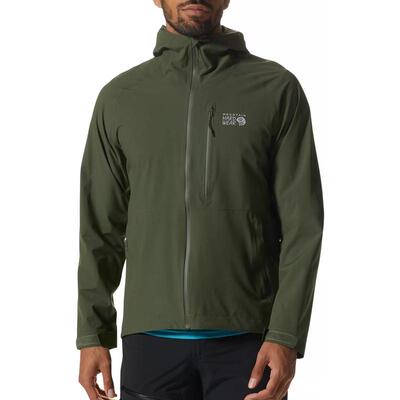 海外代购Mountain hardwear/山浩男士冲锋衣防风透气单层轻量
