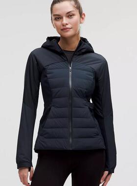 lululemon羽绒服新款女款Down For It All防雨雪保暖700羽绒服