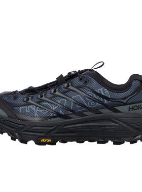 代购Hoka OneOne男士越野跑鞋缓震性能耐磨大底快速系带系统