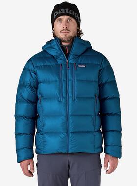 官网正品Patagonia巴塔哥尼亚羽绒服男士Fitz Roy羽绒连帽衫85500