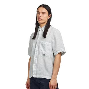 代购CPCOMPANY康柏力男士衬衫透气抗皱棉质短袖休闲日常衬衣