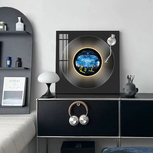 五月天蓝牙音响装饰画氛围感摆画卧室墙发光挂画创意LED发光礼物