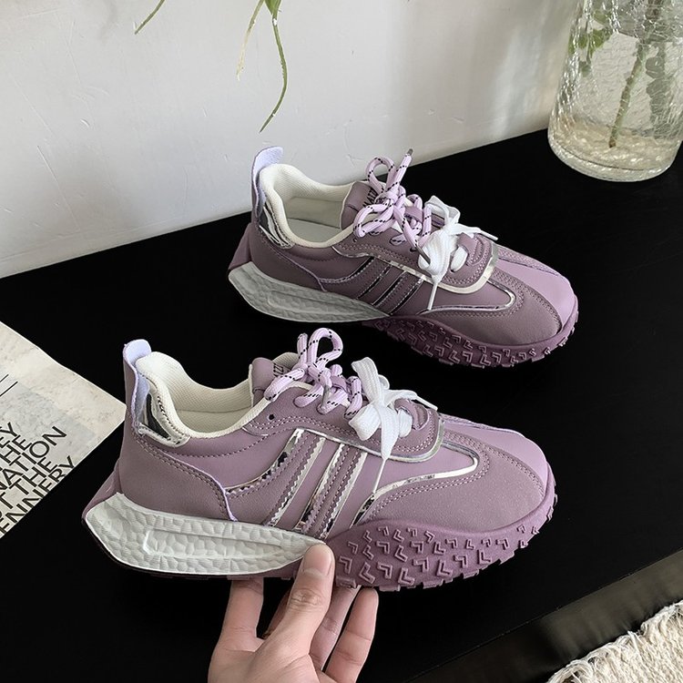 芭蕾德训鞋厚底德训鞋女2025夏季新款欧若风运动休闲鞋阿百搭甘鞋