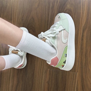 百搭休闲小白鞋 小众原创小森林面包鞋 板鞋 新款 女ins潮2025夏秋季