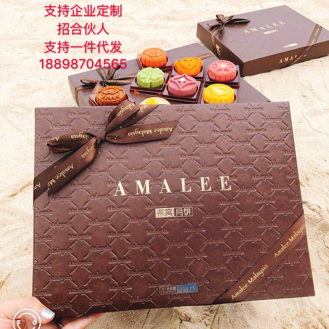 Amalee燕窝流?#33041;?#39292;中秋礼品企业订单6枚*90g 10盒一箱fahuo