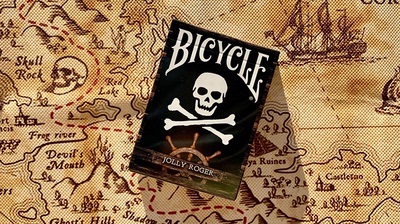 CKB纸牌 Bicycle Jolly Roger 海盗骷髅头联名 花切扑克