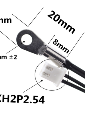 热敏电阻B3950温度探头OT线耳M4圆头103FNTC温度传感器5K10K100K