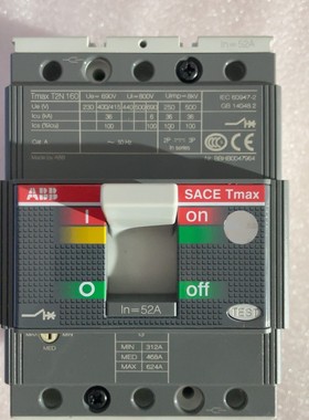议价;ABB断路器TmaxT2N160 MA52/312-624