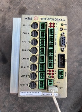 议价;ASM HPTC-8CH-01K6G温度控制器,成色如图.功