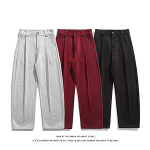 弯刀版型卫裤休闲裤男潮流大码运动裤西裤K8577-P40【特价】，男装休闲裤，电商A007-1