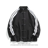 风盘扣开衫设计感重磅卫衣宽松潮上衣外套W4648-P56【特价】，女装短外套，电商A007-1