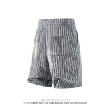 宽松条纹短裤男女运动休闲风五分裤抽绳百搭沙滩裤DK8699-特价P27，男装牛仔裤，电商A007-1