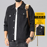 工装风翻领夹克男军宽松多口袋外套时尚长袖上衣JA9013-特价P60，男装夹克，电商A007-1