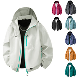 连帽抽绳冲锋衣外套男宽松休闲百搭高级感夹克上衣F7870-特价P45，男装夹克，电商A007-1