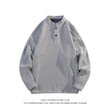 千鸟格亨利领潮流复古上衣宽松休闲简约男女卫衣T3691-特价P24，男装卫衣，电商A007-1