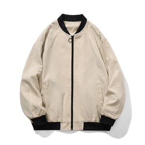 情侶潮大碼寬松休閑多色光板夾克棒球服外套潮J7204 P30【特價(jià)】圖片