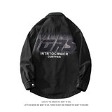 潮流字母印花休闲大码宽松男女牛仔外套夹克J2023-P62【特价】，男装工装外套，电商A007-1