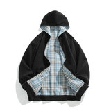 双面穿开衫卫衣长袖情侣宽松休闲百搭上衣外套W4600-P60【特价】，女装短外套，电商A007-1