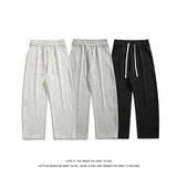 休闲裤螺口拼接立体裁剪纯色运动裤男基础湾刀裤型K8674-特价P38，男装休闲裤，电商A007-1