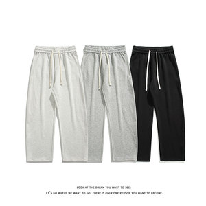 休闲裤螺口拼接立体裁剪纯色运动裤男基础湾刀裤型K8674-特价P38,男装休闲裤,电商A007-1