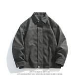潮流宽松美式复古机车皮衣PU皮夹克外套P7808-P75【特价】，男装夹克，电商A007-1
