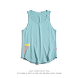 简约运动风宽松型背心男套头圆领纯棉无袖纯色背心B770-特价P18，男装背心/马甲，电商A007-1