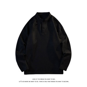 千鸟格亨利领潮流复古上衣宽松休闲简约男女卫衣T3691-特价P24，男装卫衣，电商A007-1