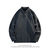 千鸟格亨利领潮流复古上衣宽松休闲简约男女卫衣T3691-特价P24，男装卫衣，电商A007-1