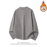 美式套头半高领加绒保暖卫衣灰色长袖加厚打底上衣TDR119-特价P26，男装T恤，电商A007-1