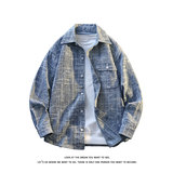 潮流宽松男士工装耐脏帅气休闲复古牛仔夹克外套JA8816-特价P66，男装夹克，电商A007-1